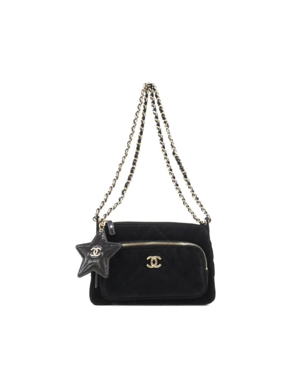 Chanel Chain Clutch Black